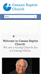 Mobile Screenshot of canaanbaptistchurchurbana.org